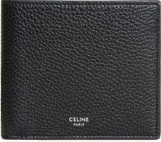 Celine BI-FOLD WALLET IN GRAINED CALFSKIN - Celine - Man