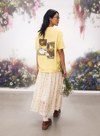 Twik Womens Le D&eacute;jeuner T-shirt Loose fit A Tribute to Claude Monet Collection