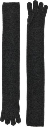 Max Mara Timor Guanti Grigio-Donna