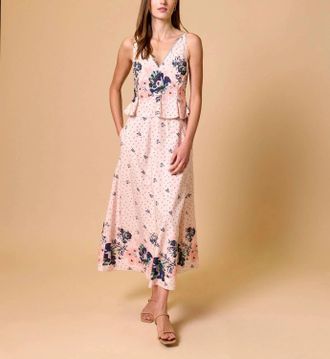 Cleobella Mena Ankle Dress In Liora Print