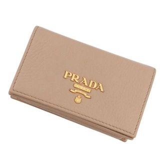 Prada Pre-owned Wallets, female, Beige, Size: ONE SIZE Pre-owned Card case