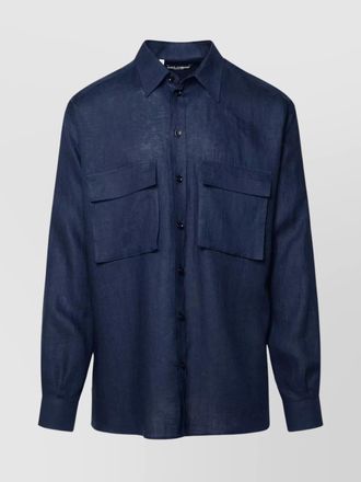 Dolce & Gabbana linen oversized shirt