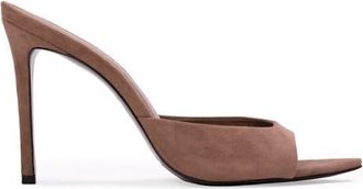 Black Suede Studio Brea Suede Mule in Taupe Suede at Nordstrom, Size 38.5 Eu