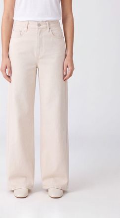 Mother Jeans The Half Pipe baggy a vita alta in denim di cotone