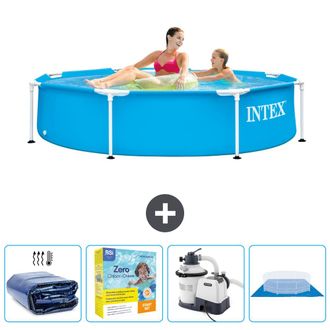 Intex Piscina Con Estructura Redonda - 244x51 Cm - 7-piezas Scb66