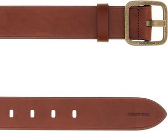 Dsquared2 Womens Vacchetta Belt Brown Leather