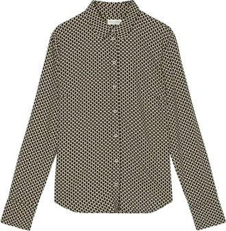 Marc O'Polo Camicia con stampa geometrica - Nero