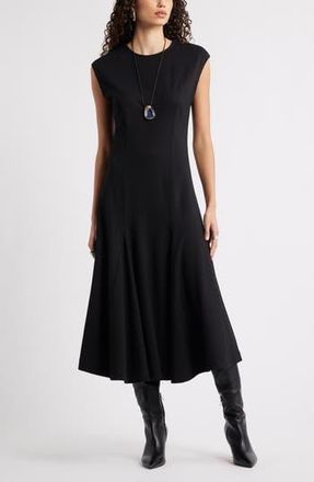 Nordstrom Princess Seam Fit & Flare Dress in Black at Nordstrom Rack, Size Xx-Small