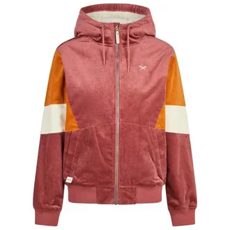 Iriedaily Blotchy Cord Jacket Freizeitjacke f&uuml;r Damen | rot