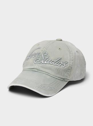 Acne Studios Mens Embroidered logo cap