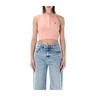 Lacoste Donna, Top, Arancione, 3Xs, new