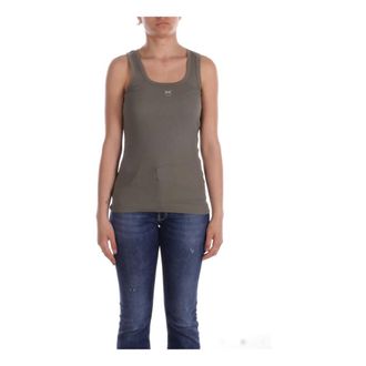 Pinko Pinko, Dames, Tops, Groen, Maat: M Katoen