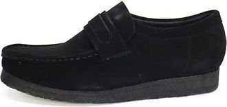 Clarks Wallabee Loafer Suede Black 26172503