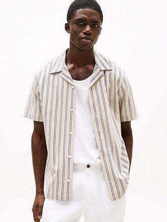 Tommy Hilfiger Regular Fit Stripe Short Sleeve Shirt