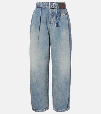 Loewe Pleated wide-leg jeans