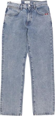 Amish Echte stenen heren denim jeans - Heren - Regular Fit Jeans - Blauw - W33 - Denim - Jeans
