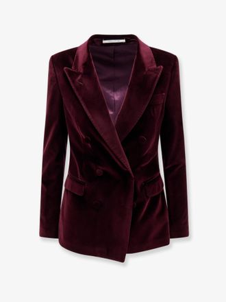Tagliatore Blazer Parigi doppiopetto in velluto - TAGLIATORE - gender_Woman