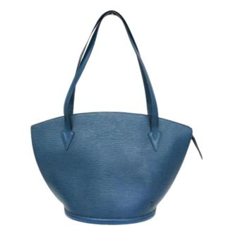 Louis Vuitton Pre-owned Tote Bags, female, Blue, Size: ONE SIZE Pre-owned Saint-Jacques shopping