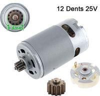 OEM Motor De Cc Rs550 Con 12 Dientes, Motor Con Escobillas De 25 V, M&aacute;s 1 Escobilla De 12 Dientes Y Portaescobillas De Servicio