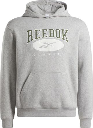 Reebok Classics Archive Essentials logo-print hoodie - unisex - Cotton/Recycled Polyester - S - Grey