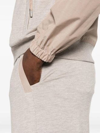 PESERICO Womens Elasticated-Waistband Track Pants Ss26 W