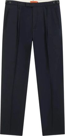 Barena Slim-fit Broek - Heren - Slim Fit Broeken - Blauw - M - Wol - Broeken