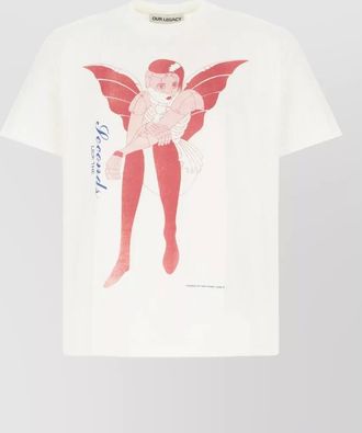 Our Legacy cotton crew neck graphic print t shirt