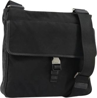 Prada Pre-owned Cross Body Bags, female, Black, Size: ONE SIZE Pre-owned Vintage Shoulder Bag