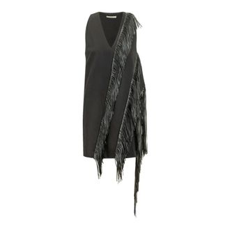 Sportmax Dames, Jurken, Zwart, Maat: S Katoen
