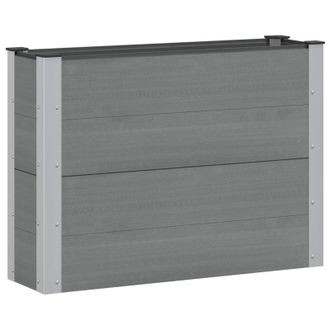 vidaXL Arriate Elevado Gris 100 X 30 X 72 Cm Vidaxl