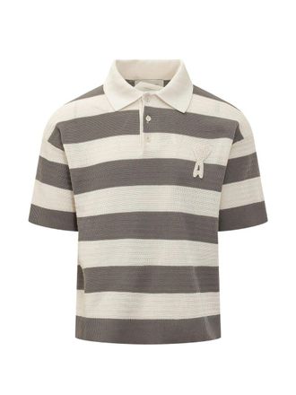 Ami Short Sleeves Polo With Ami de Coeur Patch