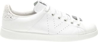 Victoria Leren en glitter sneakers