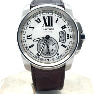 Cartier Pre-owned Cartier Calibre De Cartier Silver Dial Mens Watch W7100037