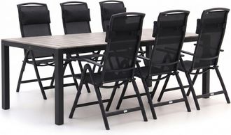 Forza Furniture Forza Capri/Fidenza 220cm dining tuinset 7-delig verstelbaar