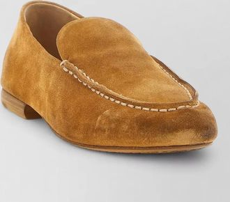 Mars&egrave;ll mandolo loafers round toe stitched detailing