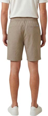 A|X Armani Exchange Cotton Blend Shorts - Beige