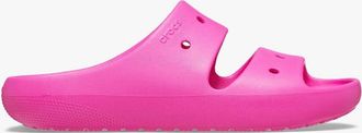 Crocs Womens Crocs 209403-6UB CLASSIC SANDAL Womens Sliders Juice - Pink - Size: 4
