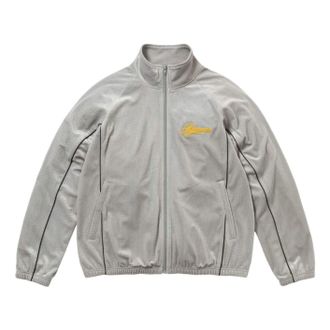 SUPREME SS26 Velour Mesh Track Jacket Silver SUP-SS26-121-SLV