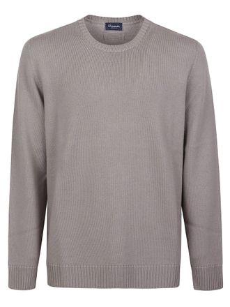 Drumohr Round Neck Merino Wool Sweater