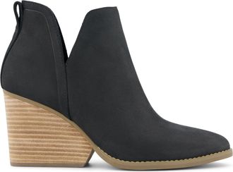 Toms Eliza Black Leather Boot