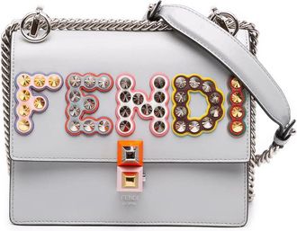 Fendi Pre-owned Fendi Small Studded Leather Kan I Crossbody Ladies BTTSSF4WWFUYH0US