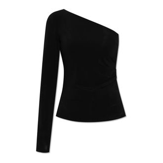 Max Mara Dames, Blouses & Shirts, Zwart, Maat: L Viscose