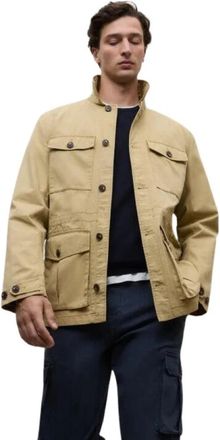 Ecoalf Atlas Jacket - Heren - Zomerjassen - Groen - L - Katoen - Jassen