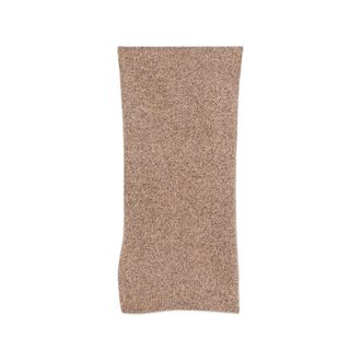 Soft Goat Marled Knitted Scarf