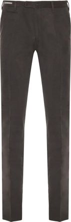 Corneliani straight-leg trousers - men - Elastane/Cotton - 50 - Brown