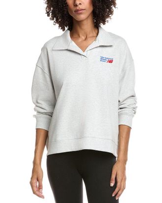 New Balance French Terry Polo Sweatshirt