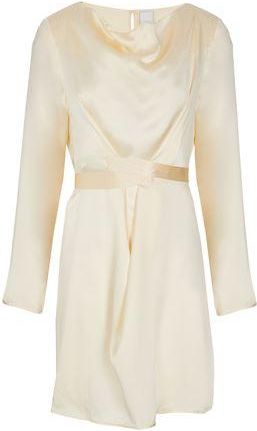 8 by YOOX SILK L/SLEEVE MINI DRESS