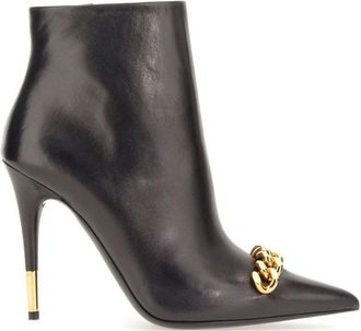 Tom Ford Chain-linked Stiletto-heel Boots
