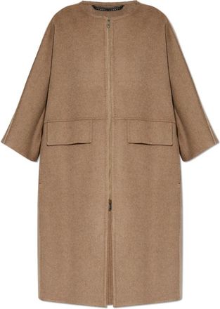 Max Mara Amour Coat - Dames - Mantel - Beige - S - Jassen