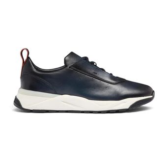 Santoni Zapatillas Bajas Perforadas - Shoes - Hombre - Azul - 44 1/2 EU